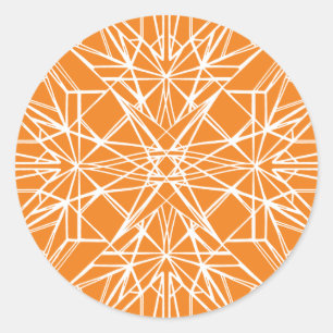 Sticker Rond Symétrie géométrique