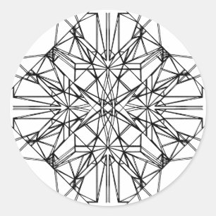 Sticker Rond symétrie géométrique