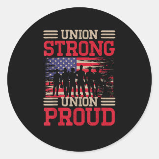 Sticker Rond Syndicat syndical Syndicat syndical fort Syndicat