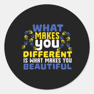 Sticker Rond Syndrome d'Awarene