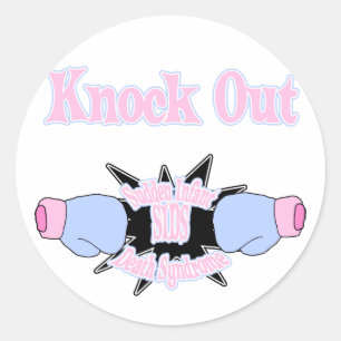 Sticker Rond Syndrome de mort subite du nourrisson SIDS