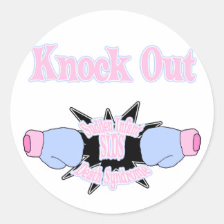 Sticker Rond Syndrome de mortalité infantile subite SIDS