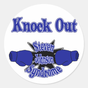Sticker Rond Syndrome de Steven Johnson