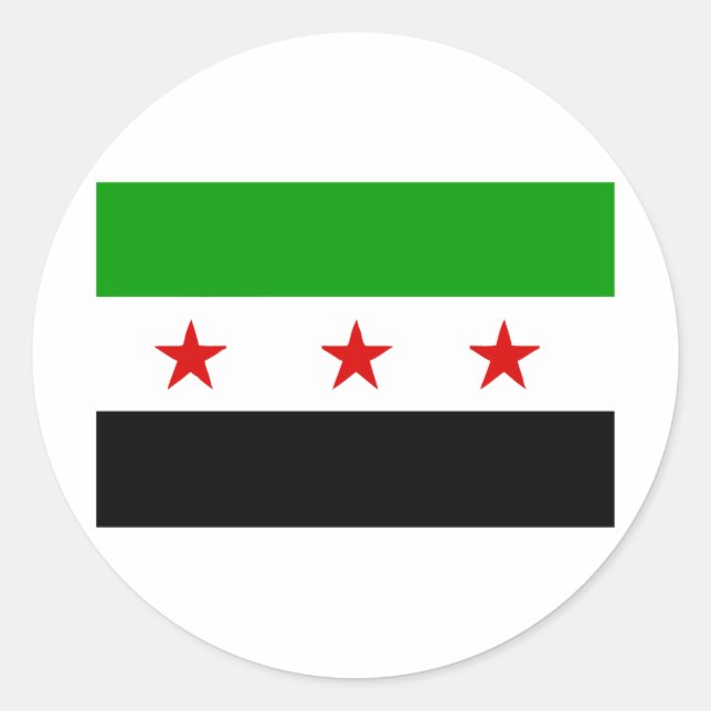 Sticker Rond syrie (Devant)