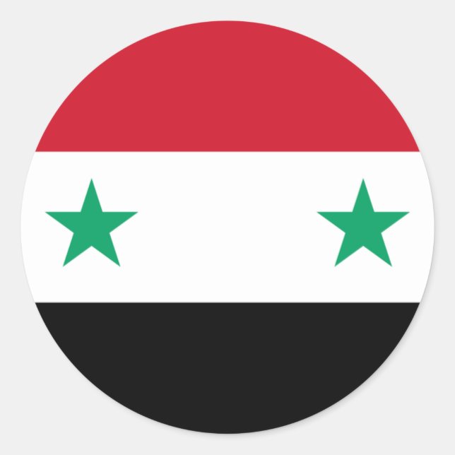 Sticker Rond syrie (Devant)