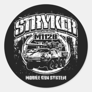 Sticker Rond Système d'arme mobile M1128 Stryker