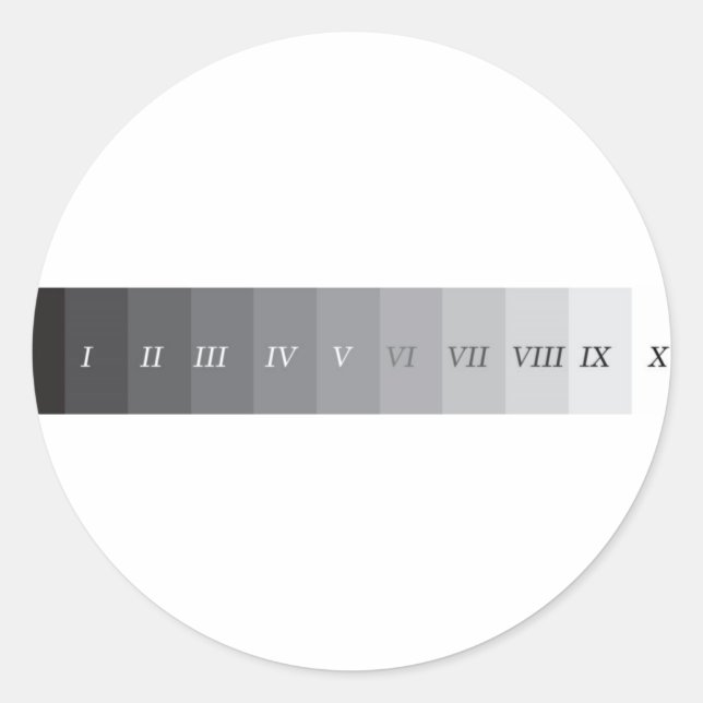 Sticker Rond Système de zone (Devant)