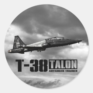 Sticker Rond T-38 Talon