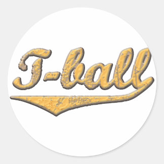 Sticker Rond T-Ball