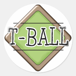 Sticker Rond T-Ball Diamond