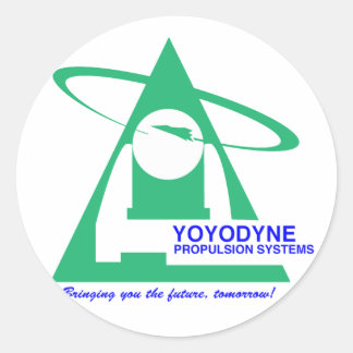 Sticker Rond T-shirt à propulsion Yoyodyne