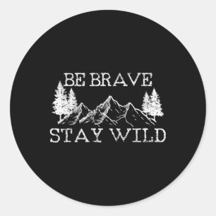 Sticker Rond T-Shirt Cadeau pour Amateur de Randonnée en Montag