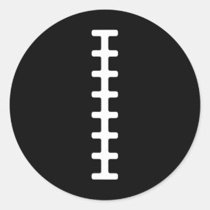 Sticker Rond T-shirt de costume de football Halloween amusant e