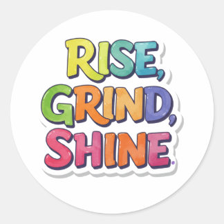 Sticker Rond T-shirt foncé de base