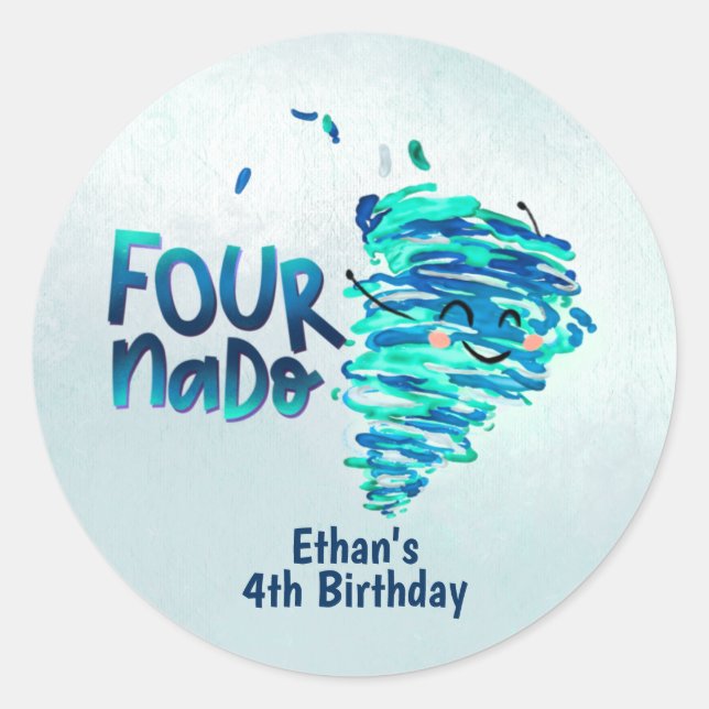 Sticker Rond T-shirt Fournado (Devant)