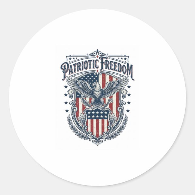 Sticker Rond T-Shirt Graphique Vectoriel de la Série Fierté de  (Devant)