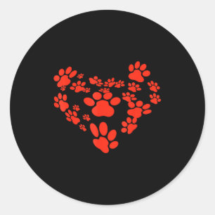 Sticker Rond T Shirt Saint Valentin Tshirt Drôle pour Amoureux 
