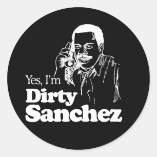 Sticker Rond T-shirt SANCHEZ 4 DIRTY
