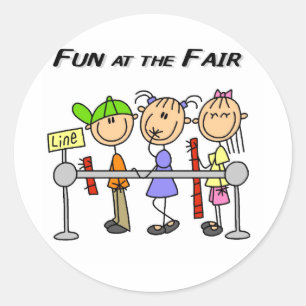 Sticker Rond T-shirts et Cadeaux Amusants de la Fête