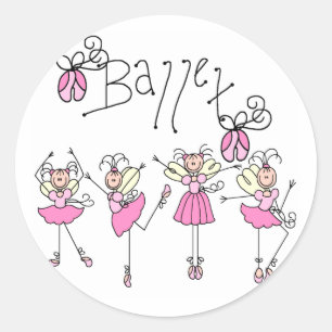 Sticker Rond T-shirts et cadeaux de ballet