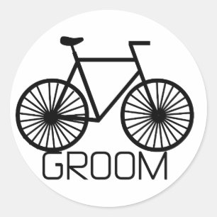 Sticker Rond T-shirts et cadeaux de chambre à vélo