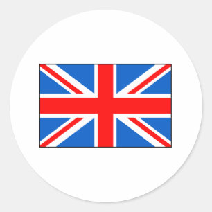 Sticker Rond T-shirts et cadeaux du drapeau britannique