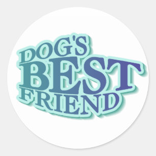 Sticker Rond T-shirts et cadeaux du meilleur ami du chien