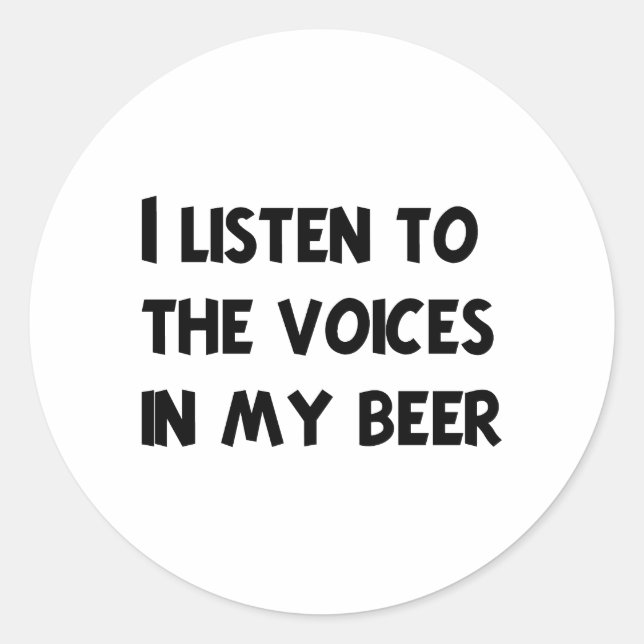Sticker Rond T-shirts et cadeaux Funny Bartender (Devant)