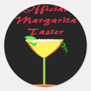 Sticker Rond T-shirts et cadeaux officiels Margarita Taster