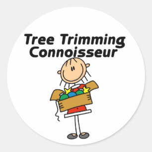 Sticker Rond T-shirts et Cadeaux pour Expert en Taille de Arbre