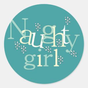 Sticker Rond T-shirts et cadeaux pour filles coquines