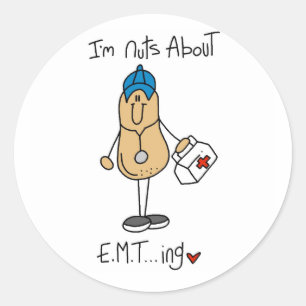 Sticker Rond T-shirts et cadeaux pour les amateurs d'EMT