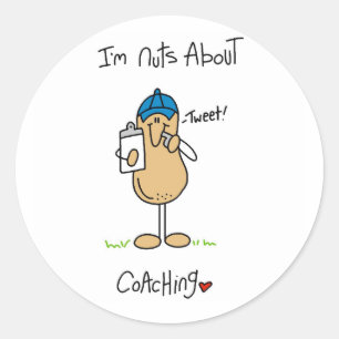 Sticker Rond T-shirts et cadeaux pour les fans de coaching