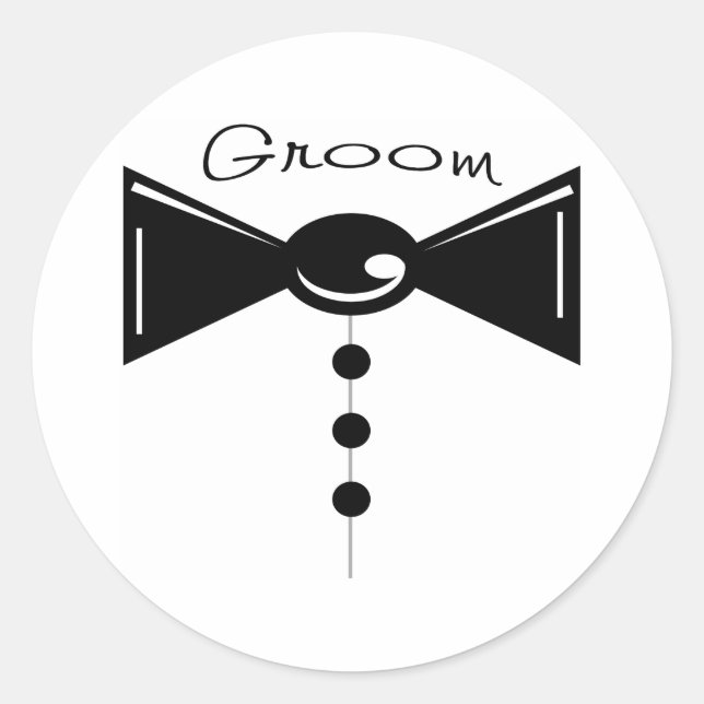 Sticker Rond T-Shirts Et Cadeaux Tux (Devant)