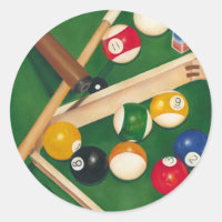 Table de billard Lifelike avec boules et craie