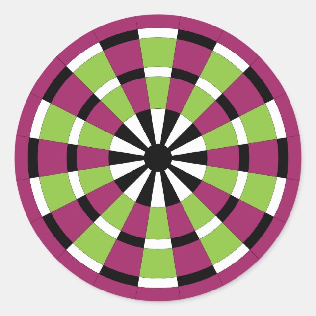 Sticker Rond Tableau de bord du mode (Devant)