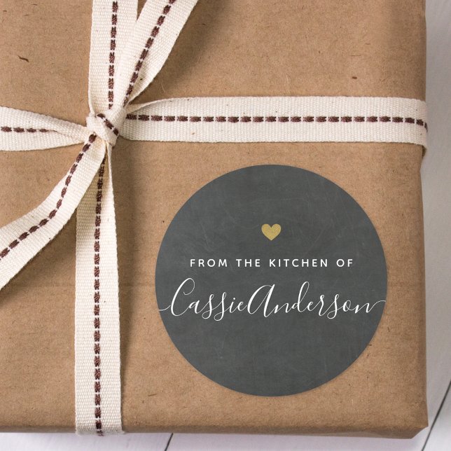 Sticker Rond Tableau de bord Gold moderne de la cuisine de (Créateur téléchargé)