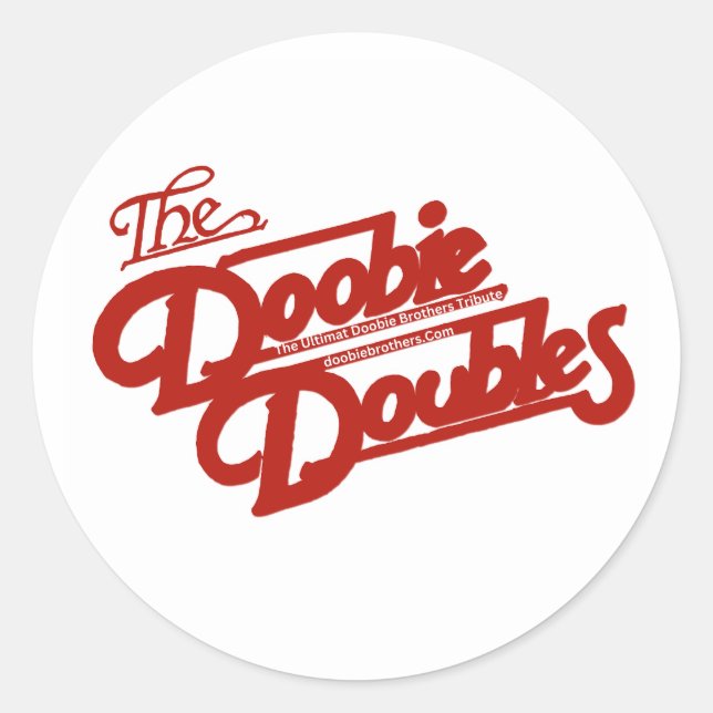 Sticker Rond Tables doubles Doobie (Devant)