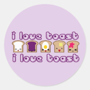 Sticker Rond Tabu Japan Toast Line