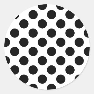 Sticker Rond Taches noires
