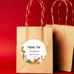 Sticker Rond Taco bout d'amour nuptiale