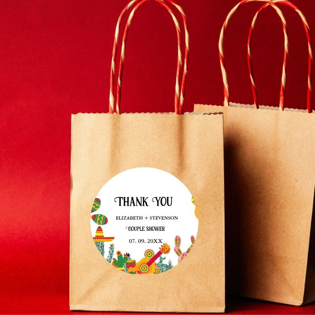 Sticker Rond Taco bout love couple douche merci (Créateur téléchargé)