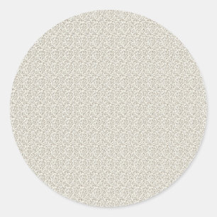 Sticker Rond Tactile années 40 Mauve doux et Primrose Olive