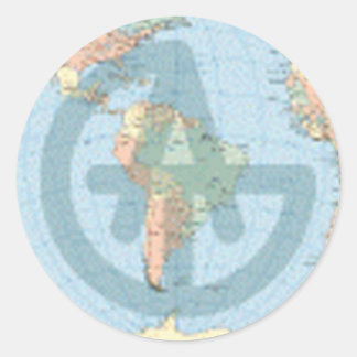 Sticker Rond TAGG_GLOBE - Customisé