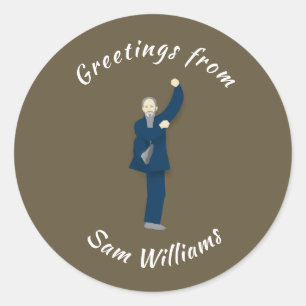 Sticker Rond Tai Chi