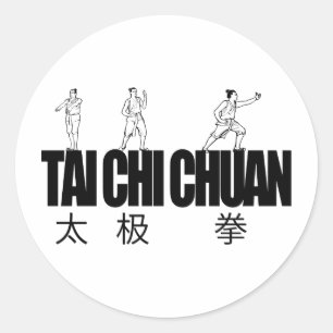 Sticker Rond Tai Chi Chuan