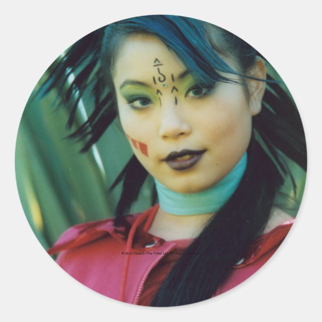 Sticker Rond Tai San The Tribe (Devant)