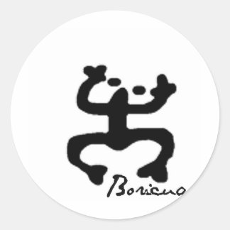 Sticker Rond Taino Coqui