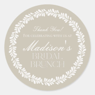 Sticker Rond Talavera beige Carrelage espagnol Fiesta Bridal Br