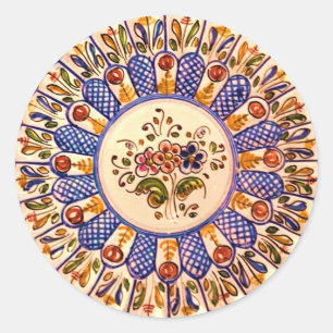 Sticker Rond Talavera Cinco
